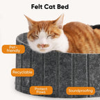 FUKUMARU Rascador para gatos, sofá de 24 pulgadas con forma de gato que