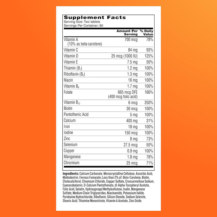 Multivitamínico completo One-A-Day Women's Petites, 160 unidades, B...