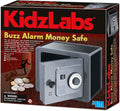 4M: KidsLabs - Caja fuerte para dinero con alarma de zumbido - Kit de construcción de alcancía eléctrica para bricolaje, pin de bloqueo, montaje de circuito, ingeniería mecánica, proyecto STEM, niños