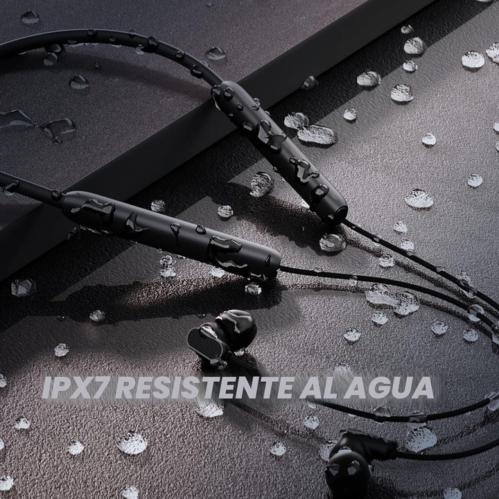 Auriculares Bluetooth N18 con banda para el cuello, auriculares ina...