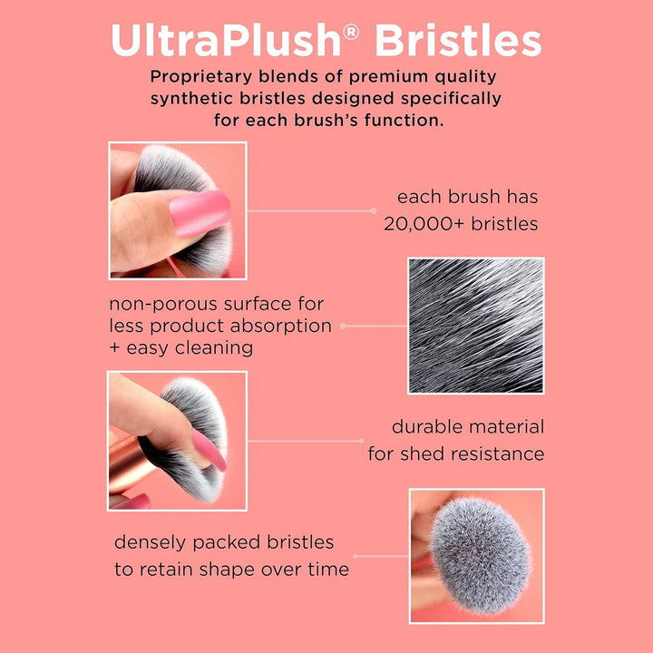 Real Techniques Artist Essentials - Juego de brochas de maquillaje,...