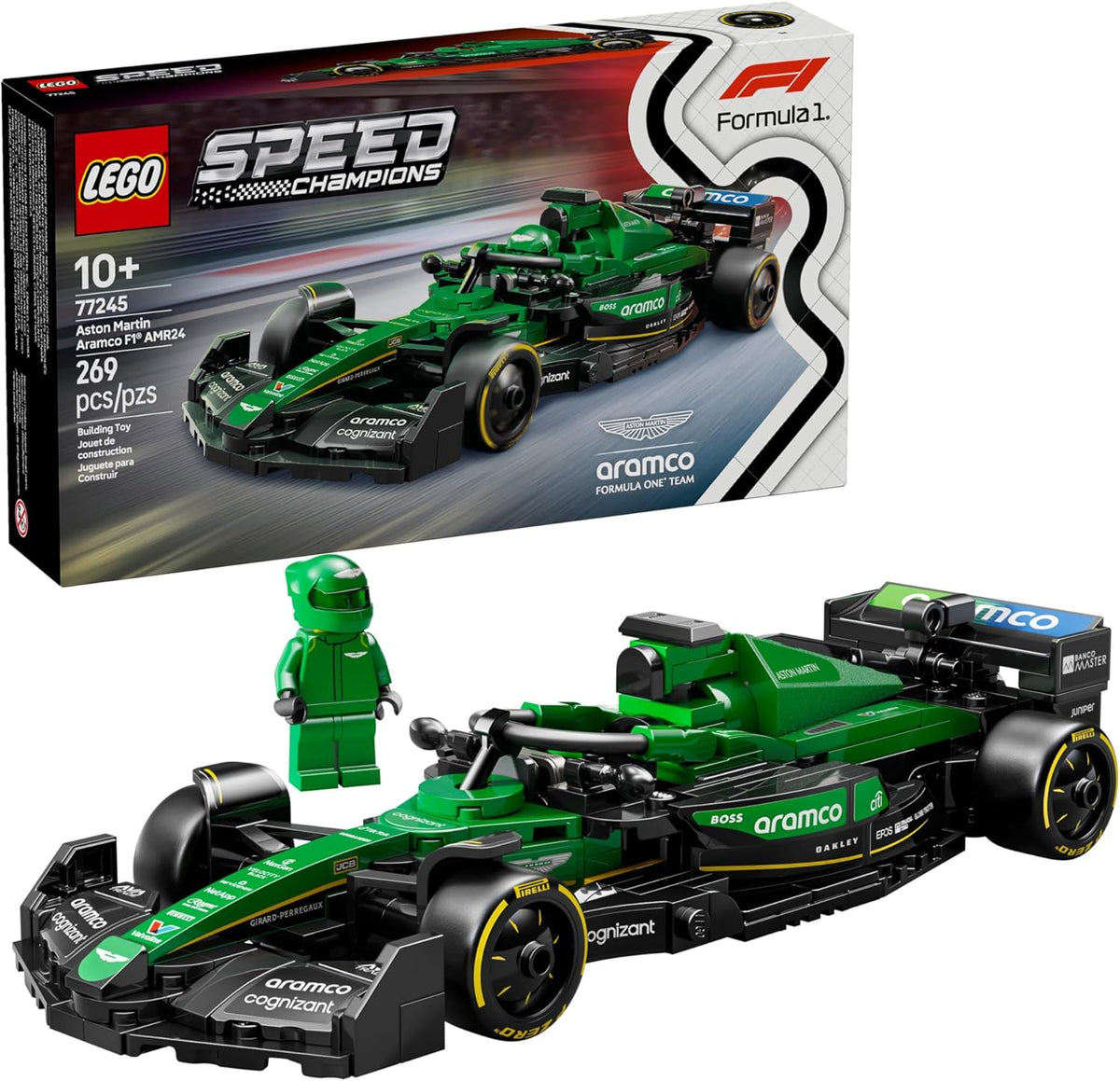 LEGO Speed Champions Aston Martin Aramco F1 AMR24 - Juego