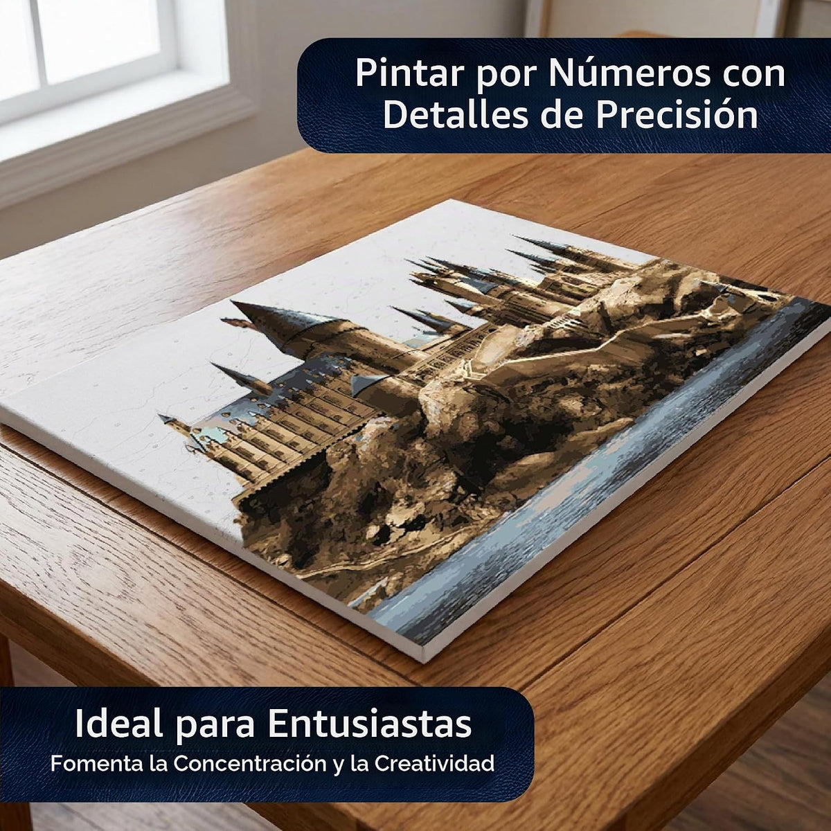 Aquarius Harry Potter Arte por Números – Set de Pintura Hogwarts Castle