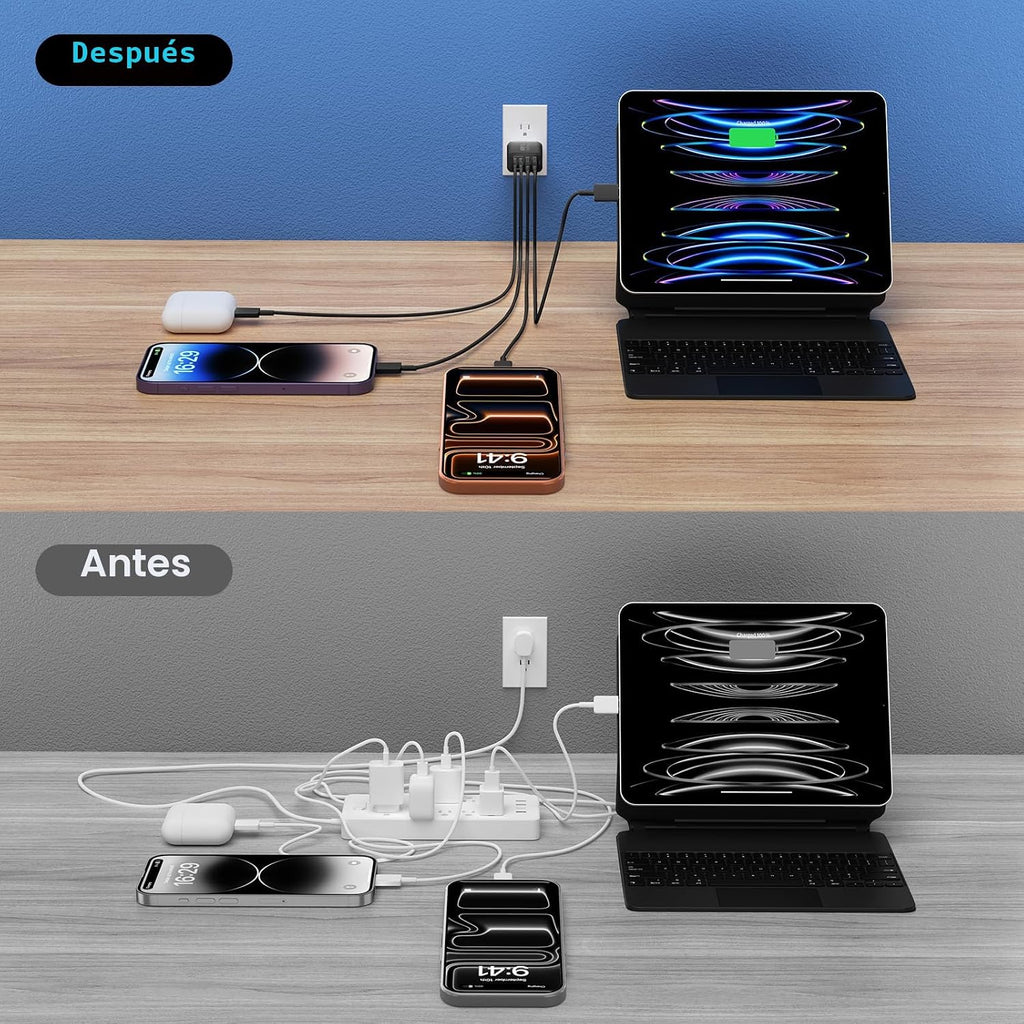 Bloques de carga rápida del teléfono del cargador del cargador de la pared