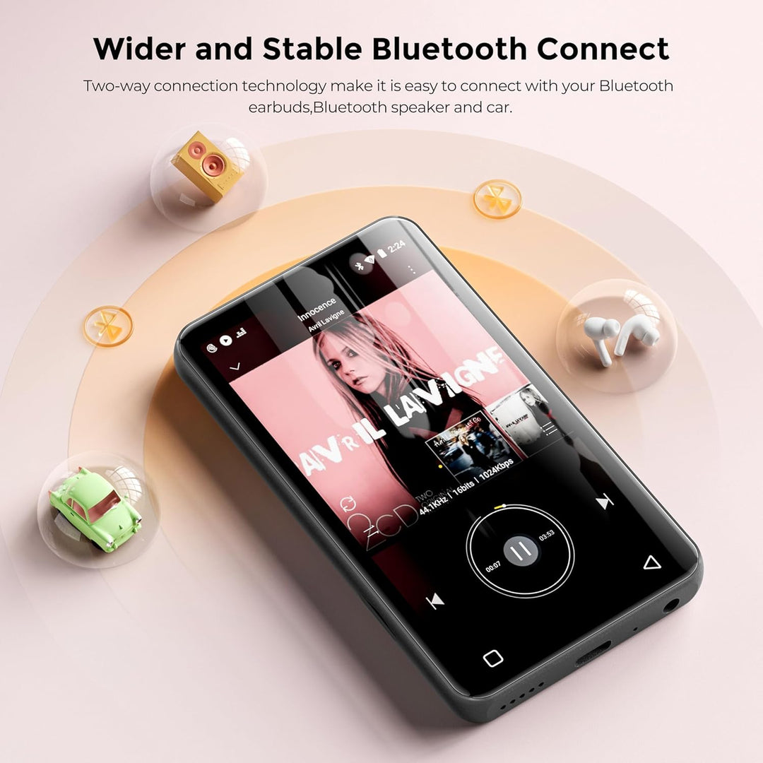 innioasis Reproductor MP3 de 160GB con Bluetooth y WiFi, reproducto...