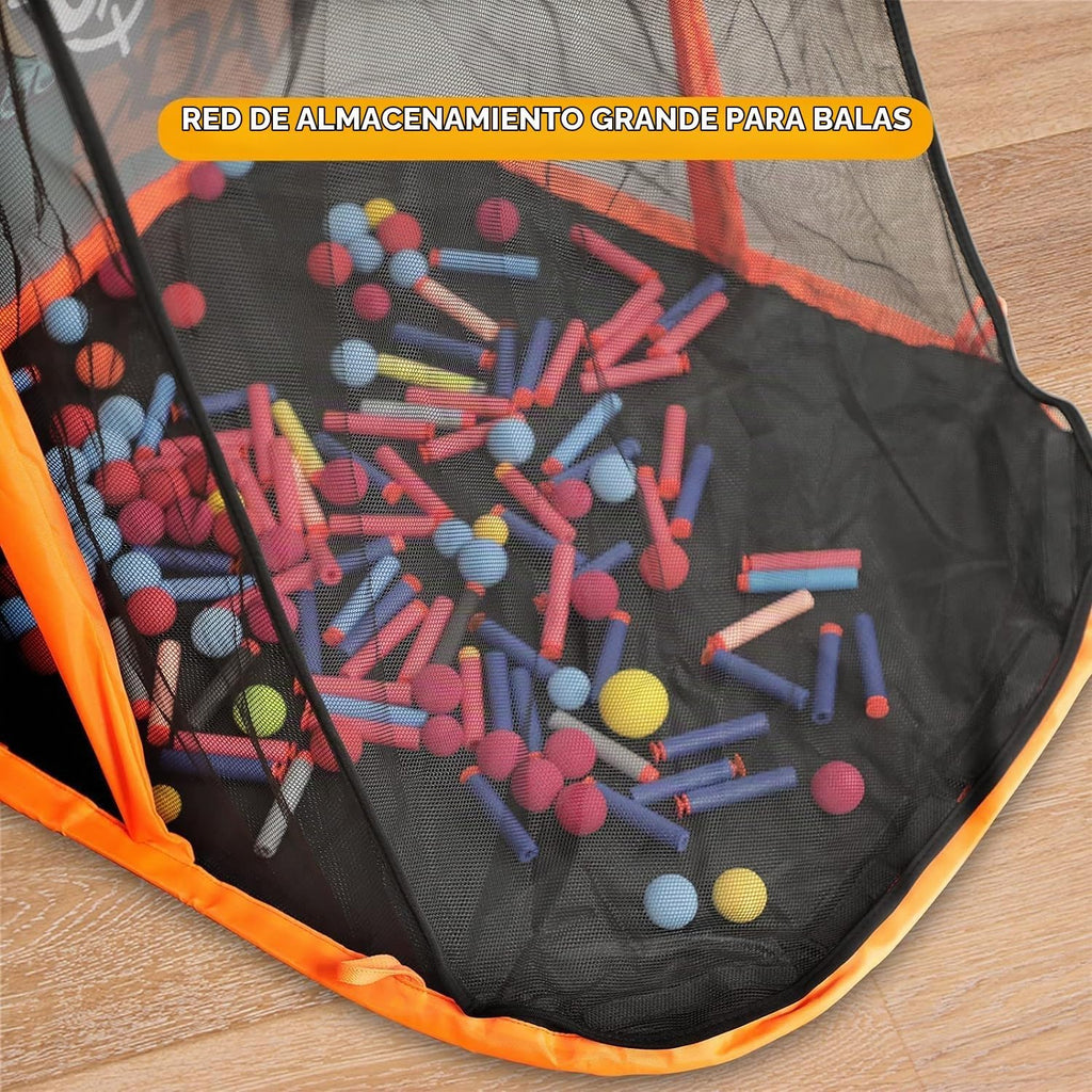Objetivo de práctica de tiro compatible con pistola Nerf para niños y niñas, objetivos de disparo de blaster de espuma de juguete para niños en interiores y exteriores, objetivo de disparo de
