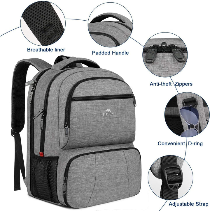 MATEIN - Lonchera-Mochila de 17 pulgadas con aislamiento térmico co...