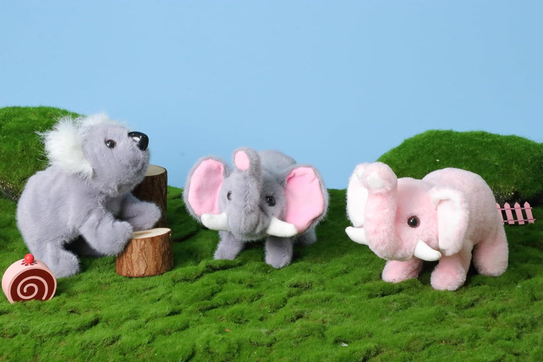Hopearl - Elefante caminante interactivo Elephish de peluche electr...