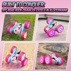 Hamdol Coche de control remoto rosa para niñas, 2-Estándar