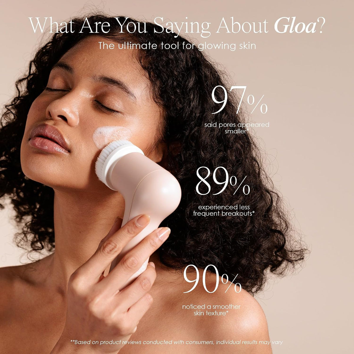 Gloa - Cepillo de limpieza facial y corporal de Project E Beauty | 3 cepillos de limpieza | Limpiador de poros | Cepillos para limpieza | Exfoliante para cara y cuerpo | Limpiador de cepillos para cuerpo | Kit de cuidado de la piel impermeable