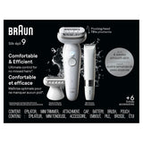 Braun Depiladora Silk-épil 9, cabezal pivotante, húmedo y seco, inc...