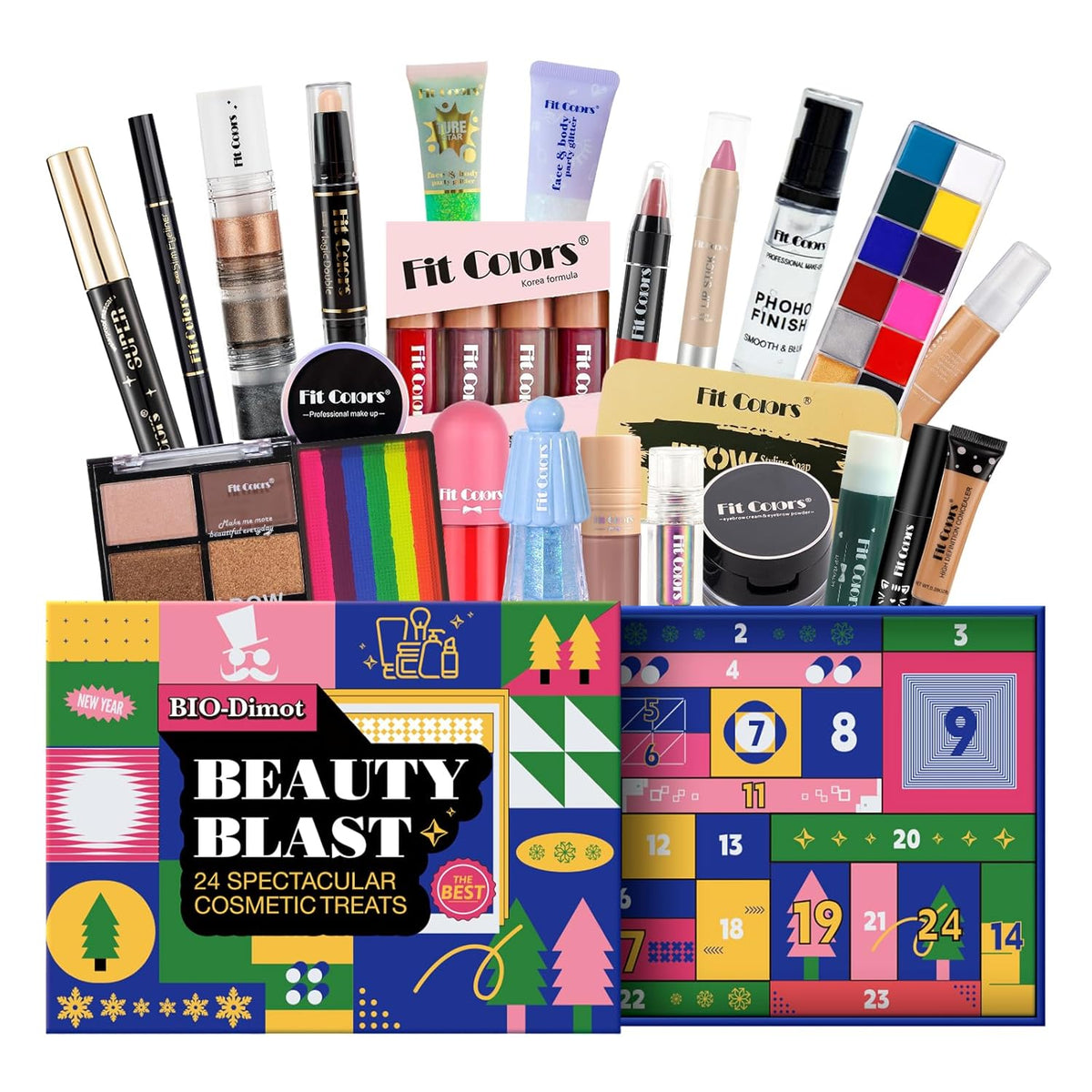 Kit de maquillaje todo en uno para mujer, set de regalo de 24 cosmé...