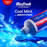 Colgate MaxFresh Pasta de dientes con flúor, tamaño de viaje, menta...