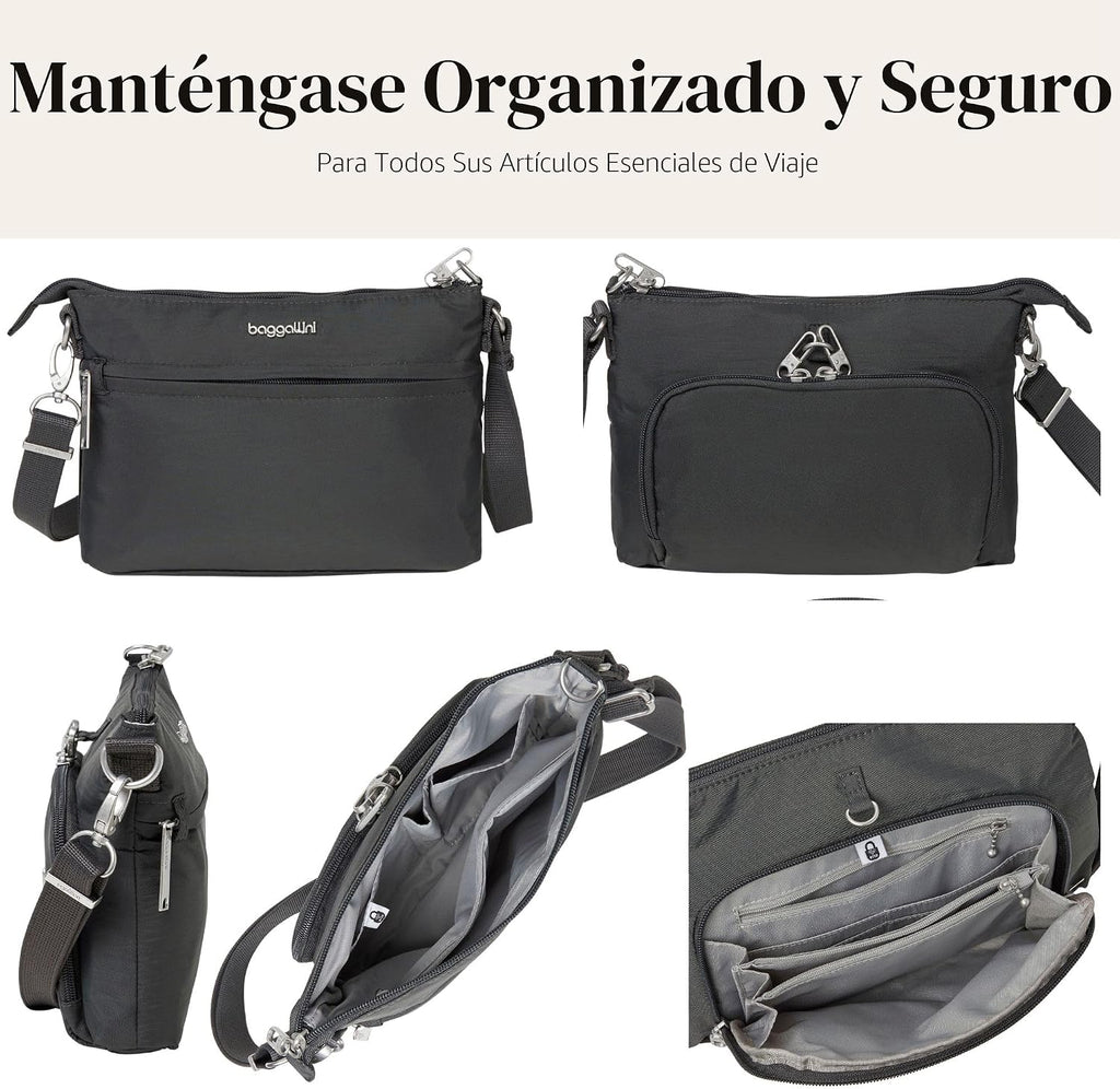Baggallini Securtex™ - Bandolera antirrobo