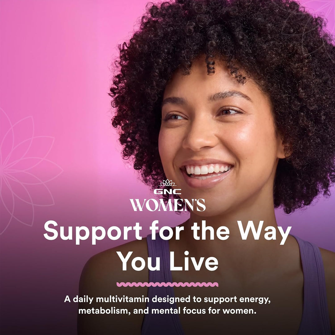 GNC Multivitamínico de energía y metabolismo para mujeres - 180 cáp...