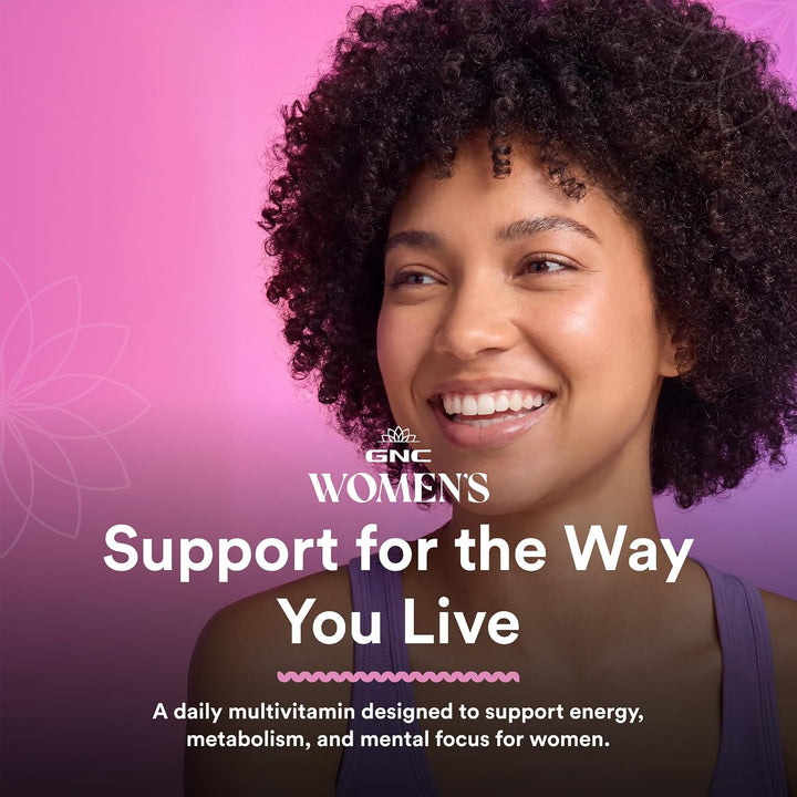GNC Multivitamínico de energía y metabolismo para mujeres - 180 cáp...