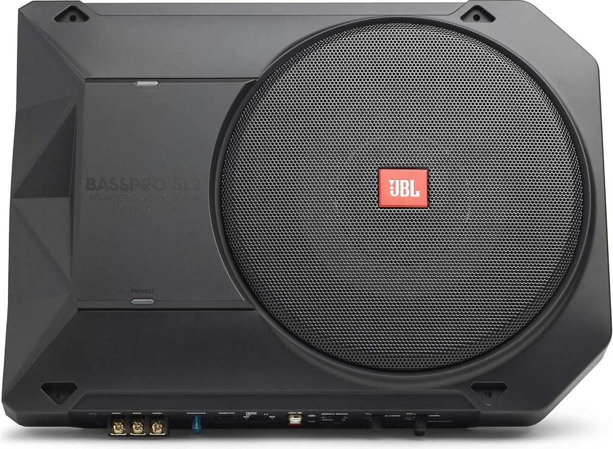 JBL Bass Pro SL2 - Subwoofer para debajo del asiento de 8 pulgadas