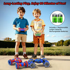 Único auto de acrobacias RC giratorio de 360° con detección de gestos 4WD, Araña roja