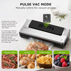 Bonsenkitchen Máquina selladora al vacío, múltiples modos