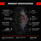 Luminox - Navy Seal - Reloj para hombre de 45 mm - Reloj militar sumergible - Función de fecha 200 m - Resistente al agua - Relojes para hombre - Fabricado en Suiza