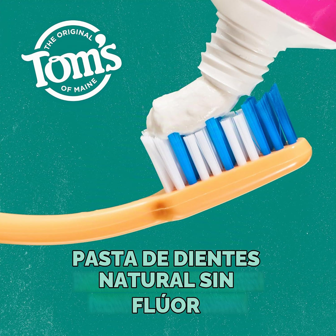 Tom's of Maine Pasta de dientes antiplaca y blanqueadora, sin f...