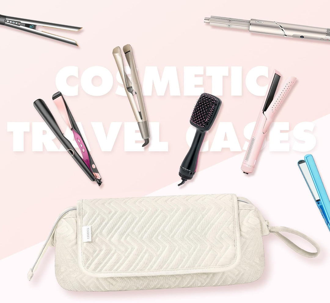 Leudes - Bolsa de viaje para herramientas de cabello con alfombrill...