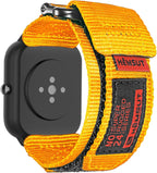 Correa de reloj de liberación rápida de 0.709 in compatible con Garmin Venu 3S / Vivoactive 4S / Venu 2S / Vivomove 3S, Forerunner 255s/265S Correa de repuesto de nailon con velcro
