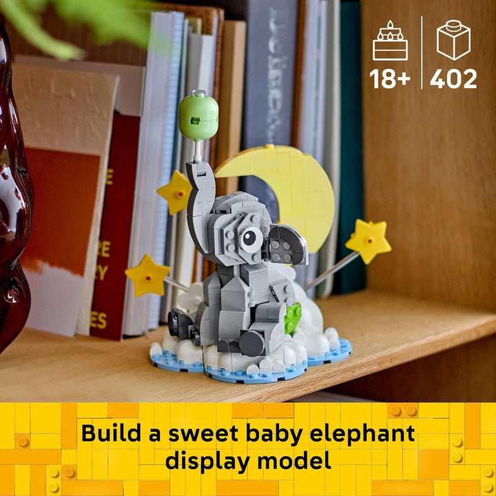 LEGO Baby Elephant in the Sky - Juego de construcción para adultos,...