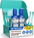 GuruNanda Enjuague bucal Healthy Gums, Antigingivitis, Antiplaca, menta, 16 fl oz (paquete de 2)