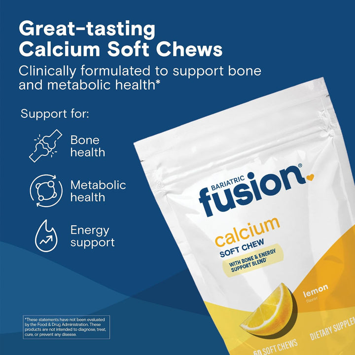 Chicles de suplemento de calcio bariátrico de Bariatric Fusion | Ci...