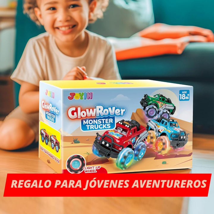 Vroomix Paquete de 3 Camiones Monstruo de Juguete - Camión de Jugue...