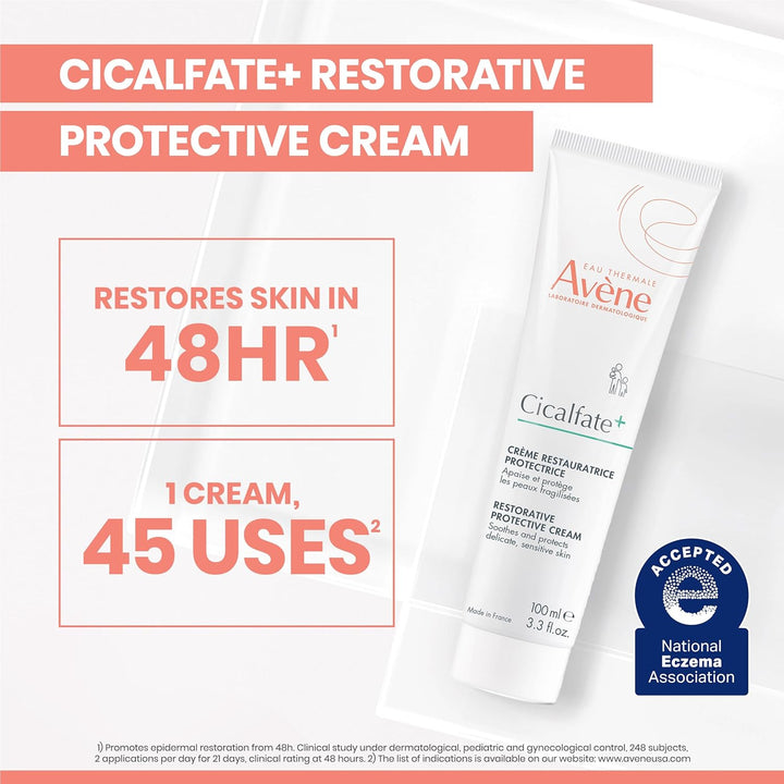 Avène Cicalfate+ Restorative Protective Cream, Face Moisturizer, fa...