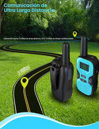 Walkie Talkies para Kids Rechargeable 4 Pack - Outdoor Hiking Camping Toys