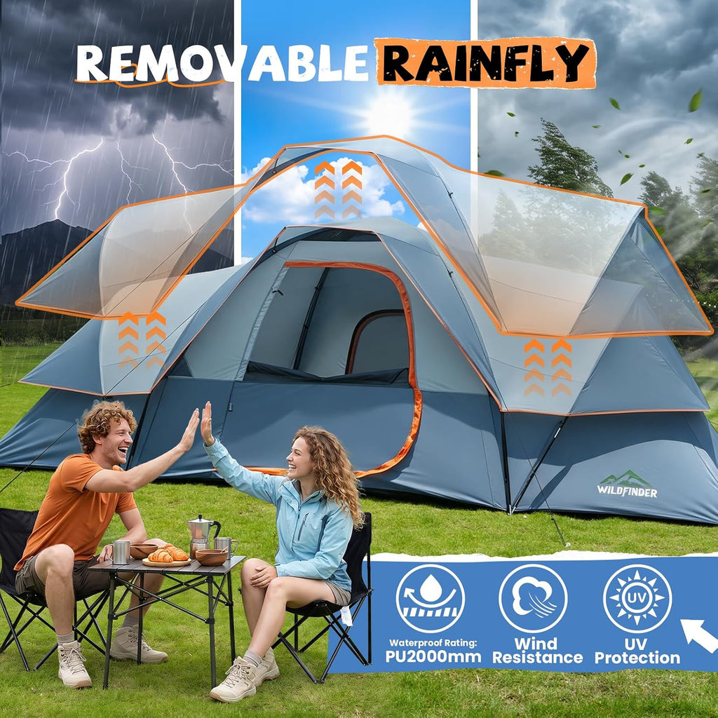 Tienda de campaña para 10 personas, tienda familiar para acampar