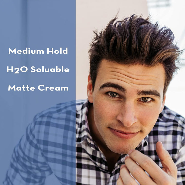 Layrite Crema mate natural, básica, blanca, soda de crema suave, 4....