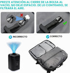 Mochila de vacío de aire BANGE, Negro