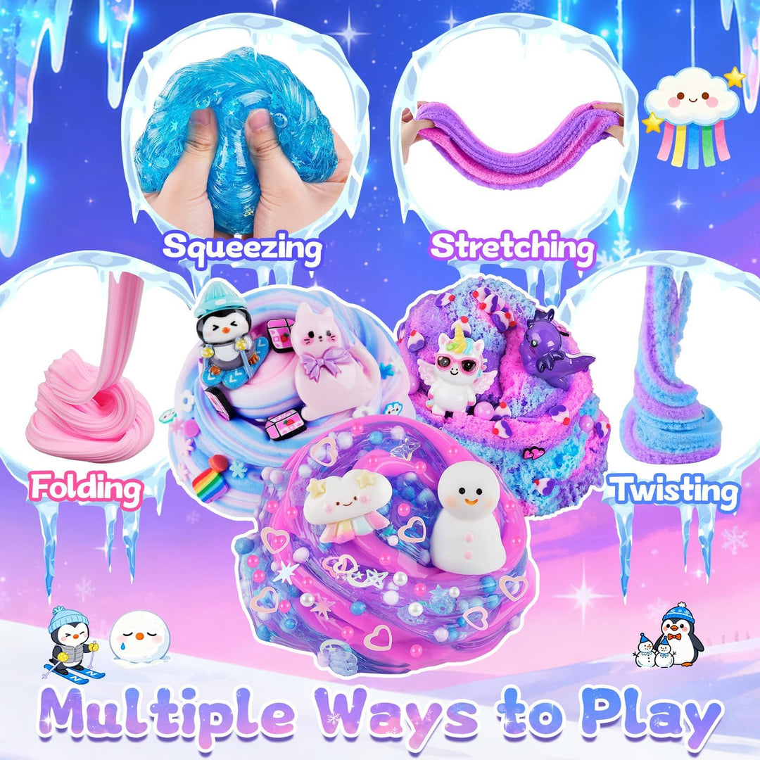 6 Pack de Slimes, Slime para Niños Animal Wonderland, Kit de Slime...