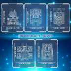 Kit de Construcción de Robot STEM 5 en 1, 560 PIEZAS APP/Control Remoto Robótica Mech RC para Niños de 8-12 Años, Kit de Ciencia Set de Juguetes de Robots de Codificación, Regalos de Cumpleaños