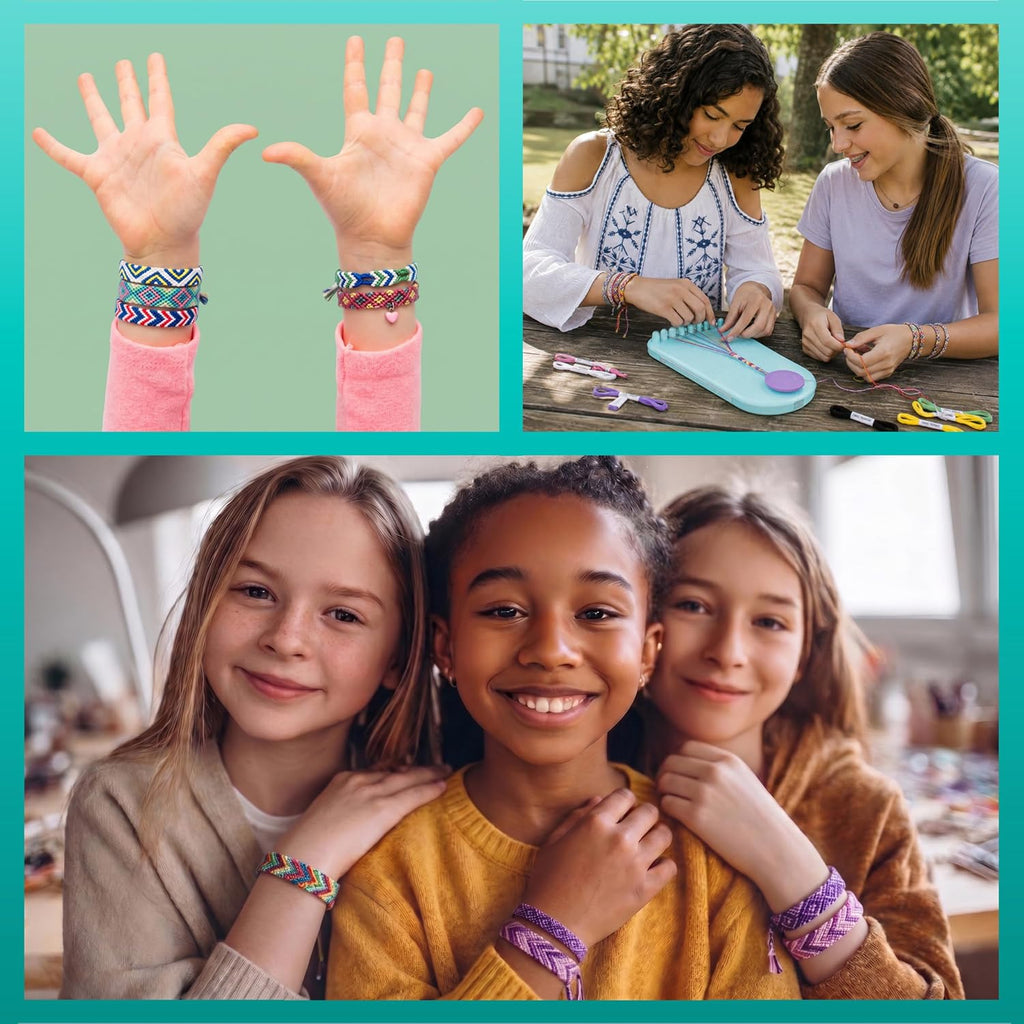 kit para hacer pulseras de la amistad, kit de joyas para niñas, kit de manualidades, edición de viaje