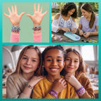 kit para hacer pulseras de la amistad, kit de joyas para niñas, kit de manualidades, edición de viaje