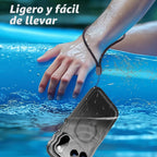 SPORTLINK - Funda impermeable para iPhone 18 Pro, 17 Pro, Mag/Negro