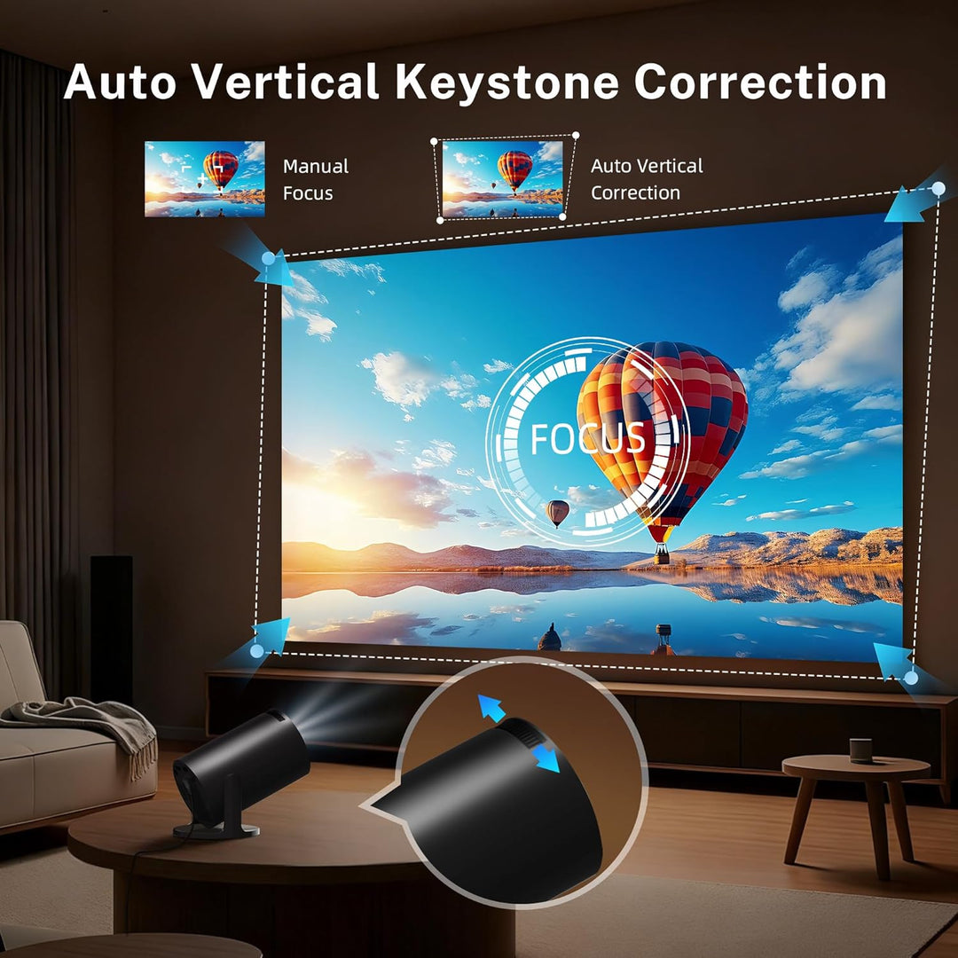 [Aplicaciones integradas y actualizadas en 2025] Mini proyector con...