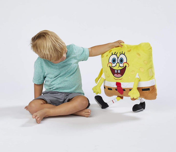 Pillow Pets Peluche de Bob Esponja de 16 pulgadas, juguete de peluc...