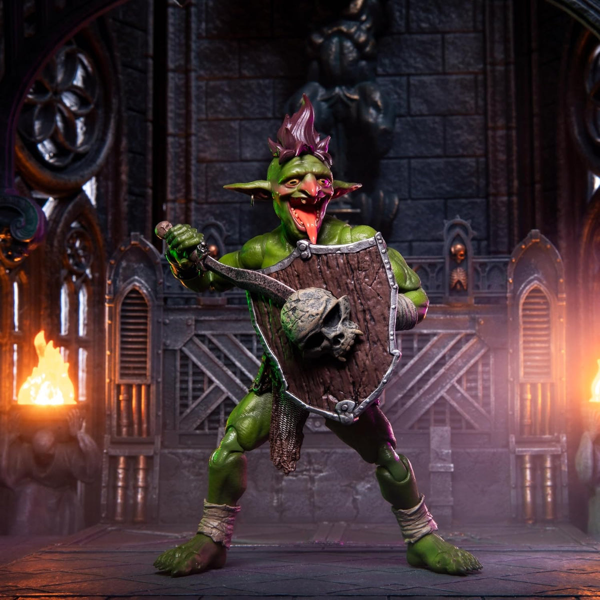 BEERISE HopDo Toys Mohican Goblin Figura de acción a escala 1/12