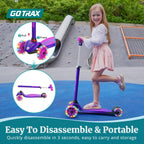 Gotrax KS1 Patineta para niños KS1, 3 ruedas para niños y niñas de 2-8 años, regalos
