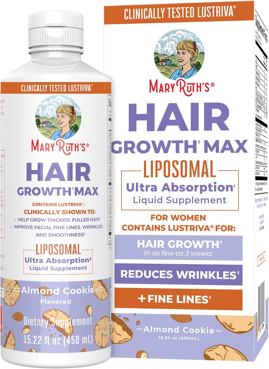 MaryRuth Organics Crecimiento de cabello MAX Liposomal para mujeres