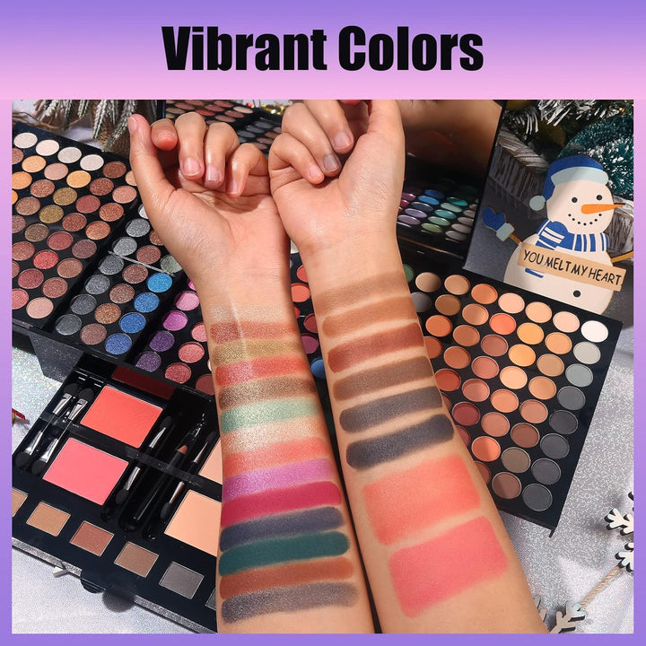 Kits completos de maquillaje para mujer, 190 colores, maquillaje co...