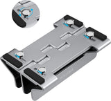 Psitek Soporte vertical de aluminio para dos computadoras portátile...