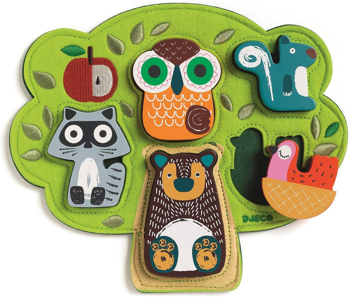 Djeco oski Madera y fieltro Puzzle