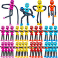 32 piezas de juguete de robot con ventosa, tubos telescópicos que cambian de forma, 42 ES